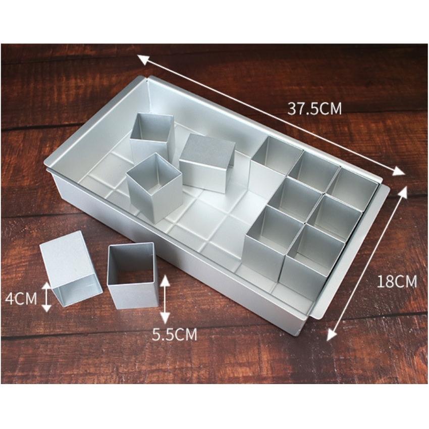 Khuôn Bánh Nhôm Bông Lan Kẹo Tạo Hình Chữ Và Số Đa Năng - MOUXEPCHU