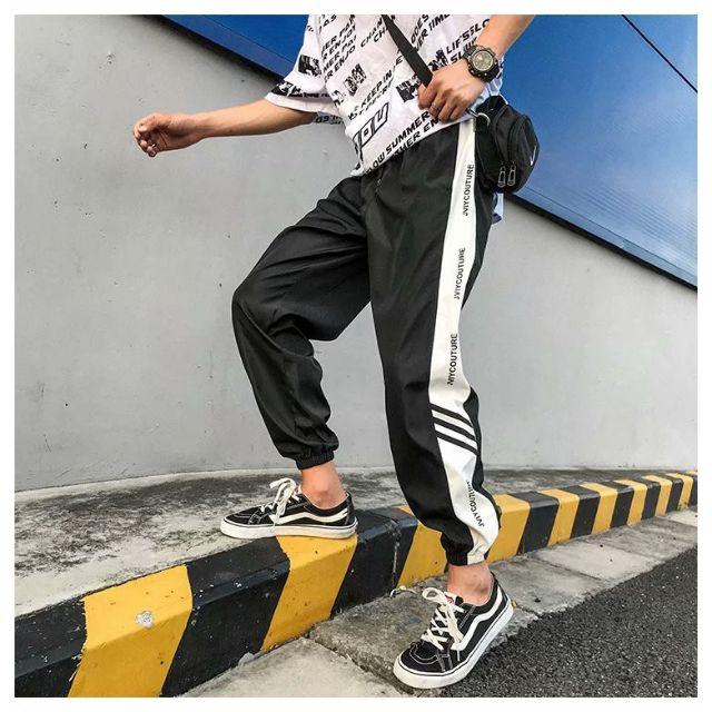 Quần jogger viền (kèm video hình thật