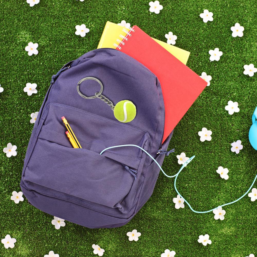 Móc khóa trái banh tennis làm phụ kiện cho người mê thể thao