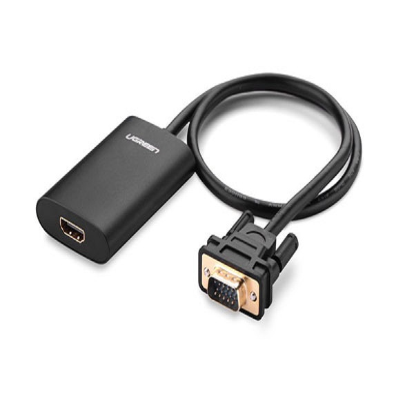 Bộ chuyển VGA đầu đực sang cổng HDMI đầu cái UGREEN MM110 40264 - Hàng chính hãng