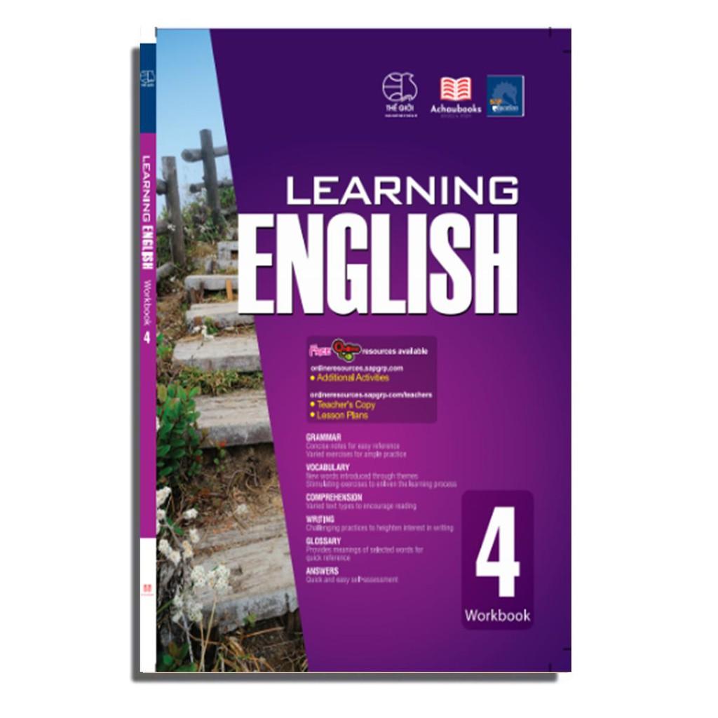 Sách Learning English Á Châu Books 3 và 4 Tiếng Anh Lớp 3 và Lớp 4 ( 8 - 10 tuổi )