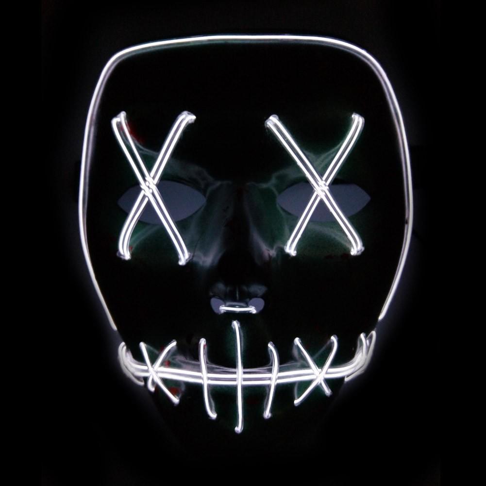 Mặt nạ Thanh trừng có đèn LED hóa trang Halloween-j42 mã số SP UH1671