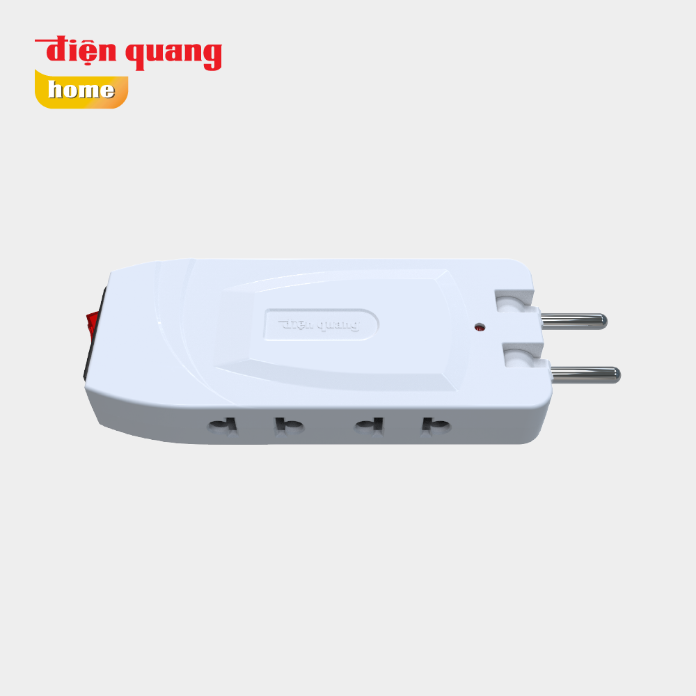 Ổ cắm xoay gấp gọn Điện Quang ĐQ ESK RT W4