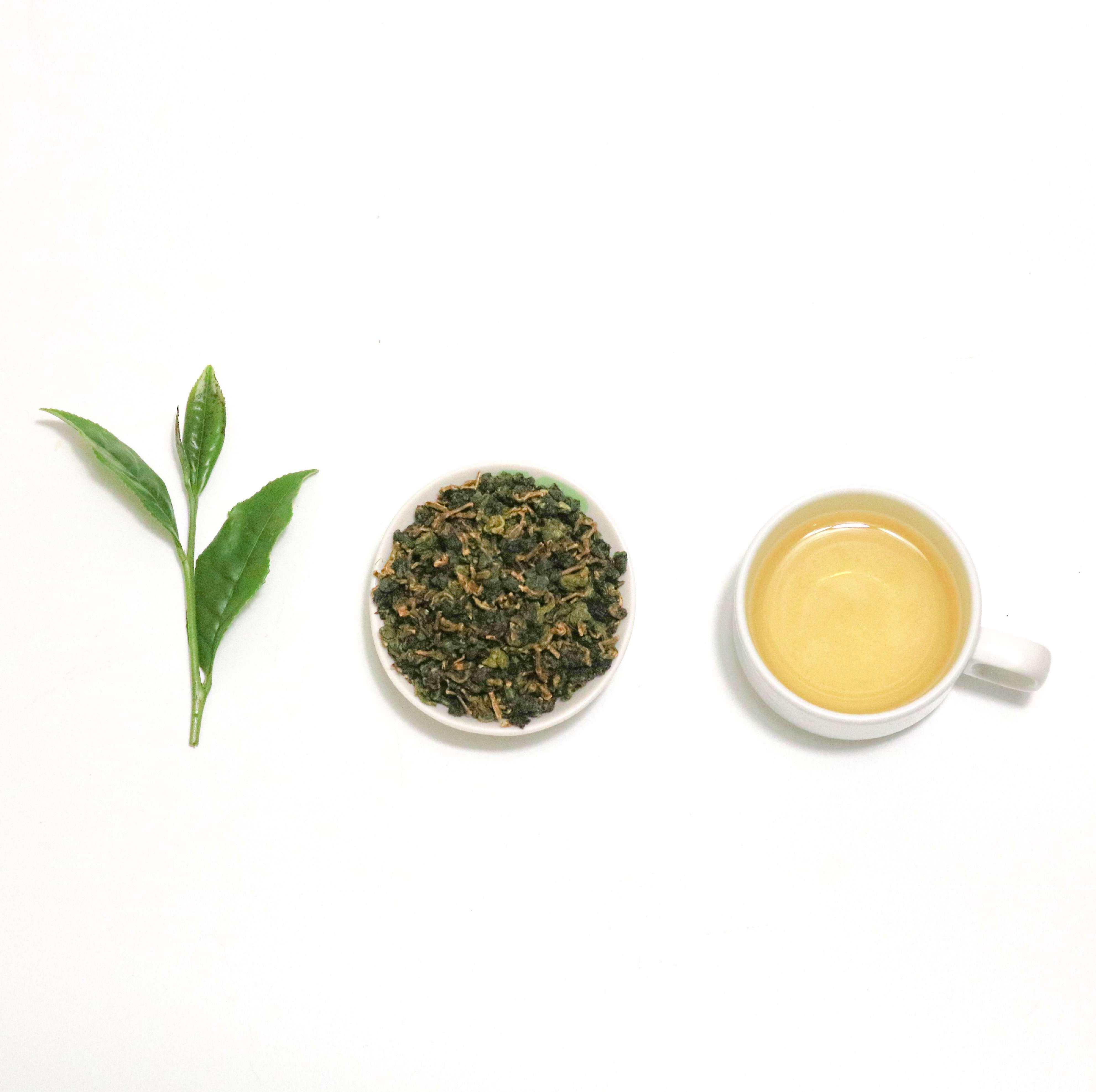 Trà Oolong (Ô long) Kim Tuyên Cầu Đất Dalat Farm - Túi 100Gr