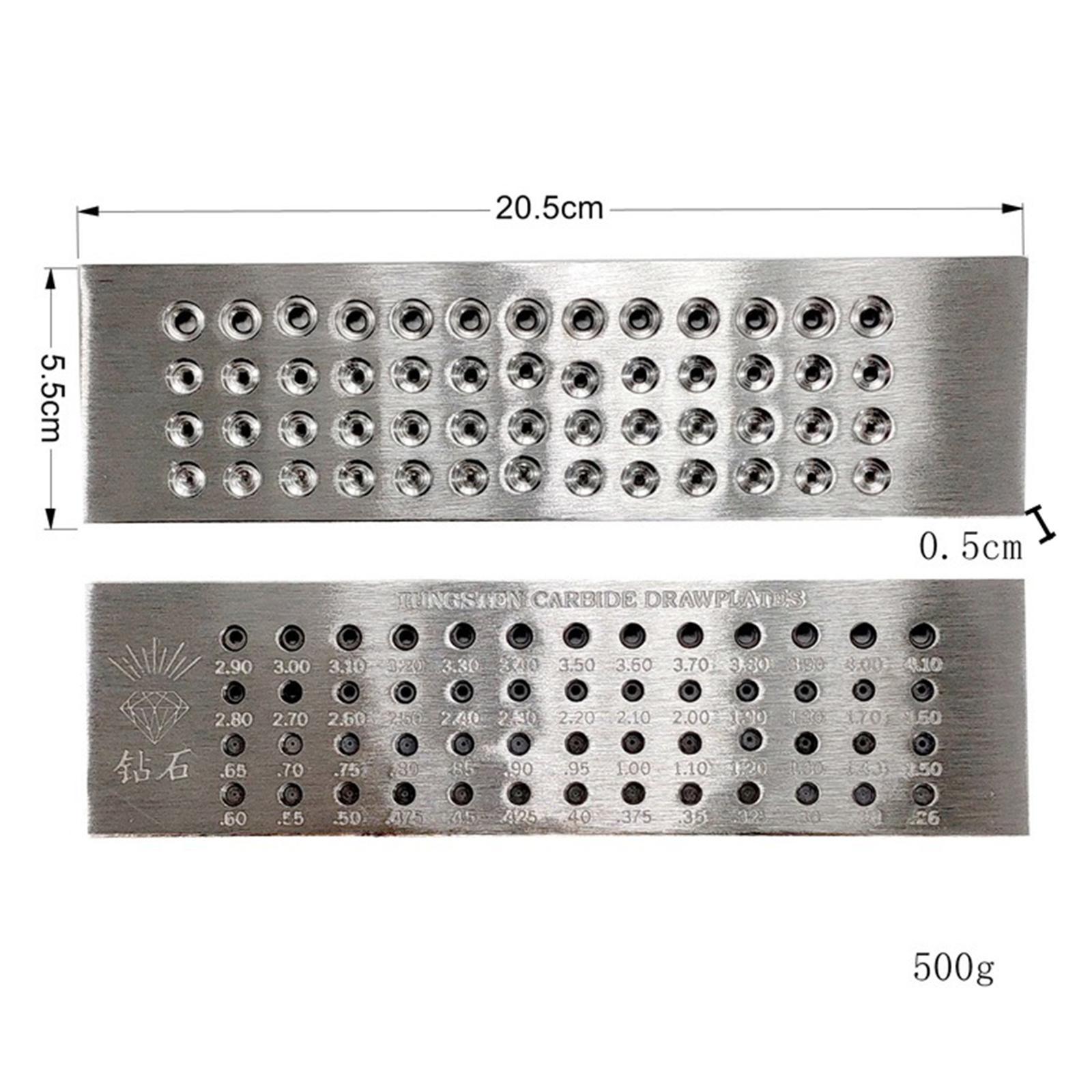 Wire Drawplate Jewelry Making Polishing Tungsten Carbide Wire Draw Plate