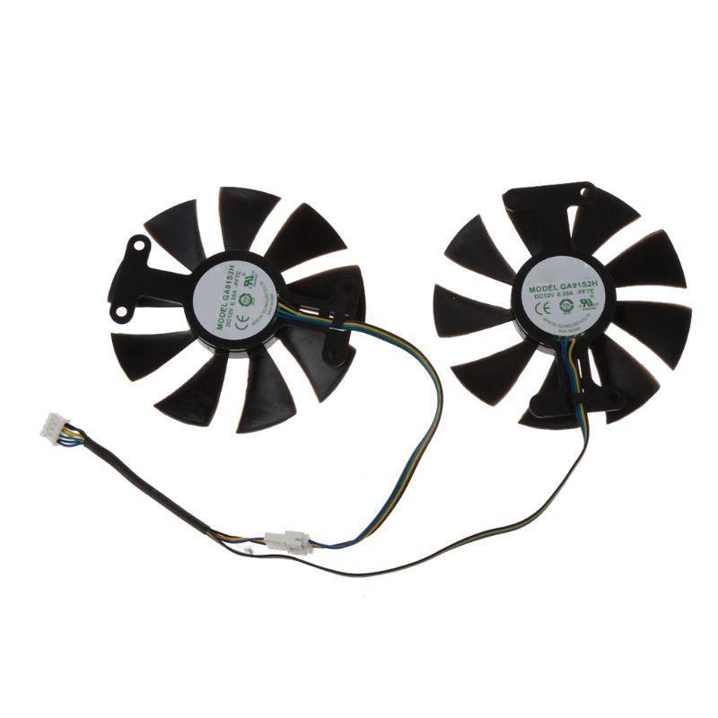 Quạt làm mát 85mm GA91S2H DC 12V 0.35A 4 chấu cho Zotac GTX 1060 GTX950 GTX 1050Ti