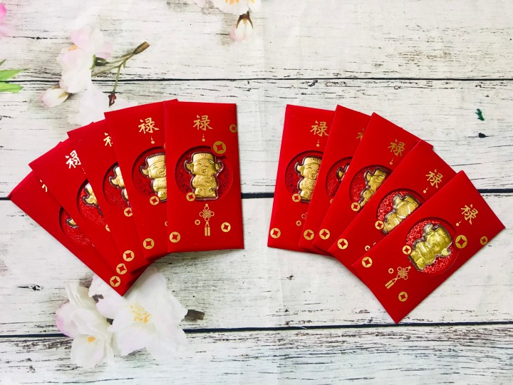 Bao lì xì Thần Tài chibi vàng, dùng treo trong nhà, cây hoa mai, làm quà tặng, đựng tiền lì xì, mừng tuổi, tân gia, sinh nhật, đem lại may mắn tài lộc, nhiều ý nghĩa - TMT Collection - SP005134