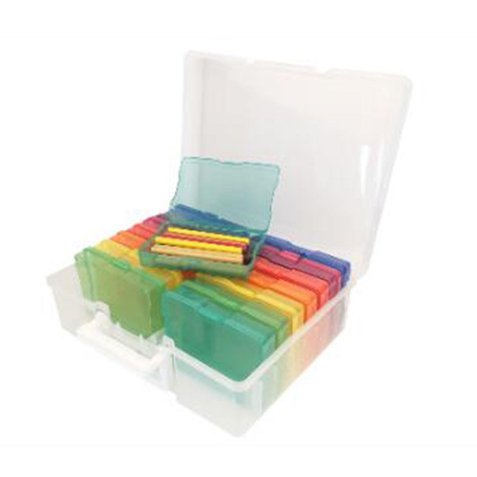 Photo Storage Box Craft Keeper Transparent Large Containers Box for Cards