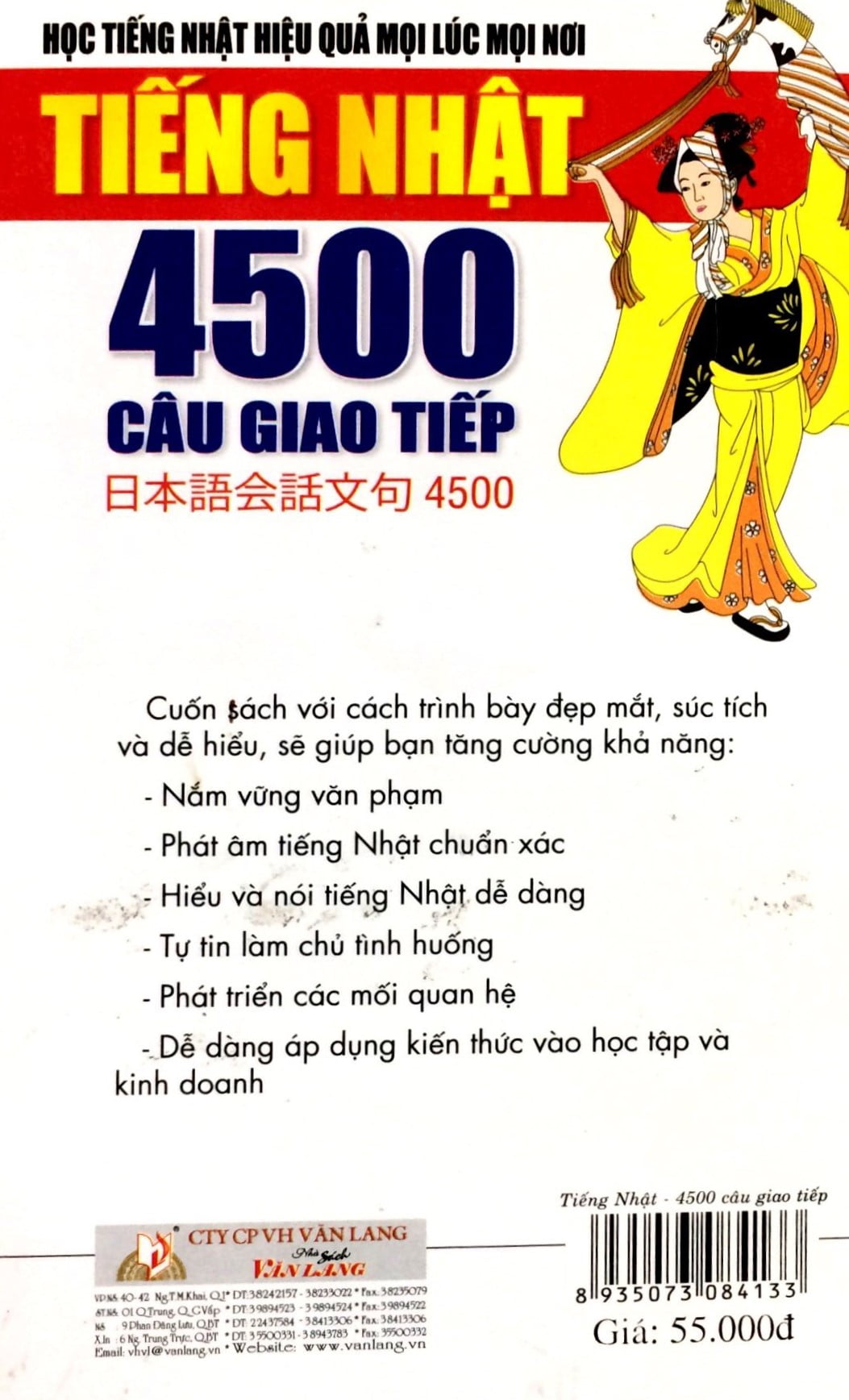 Tiếng Nhật - 4500 Câu Giao Tiếp (Kèm CD) - Vanlangbooks