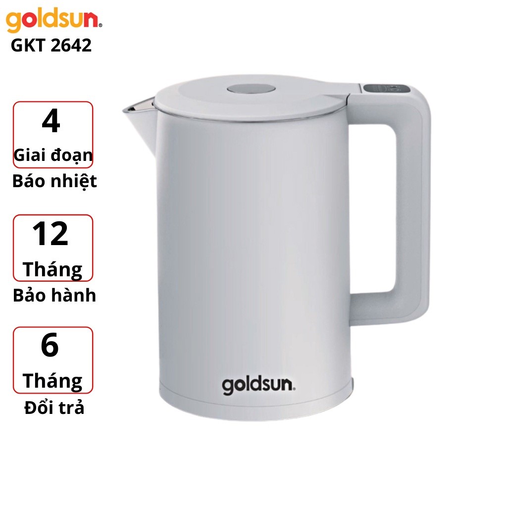 Ấm siêu tốc Goldsun GKT2642 - Hàng chính hãng