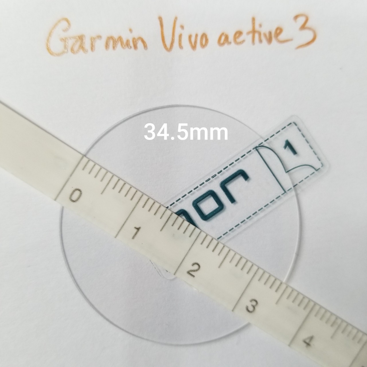 Bộ 3 cường lực đồng hồ Garmin Vivoactive 3 - Hàng chính hãng GOR