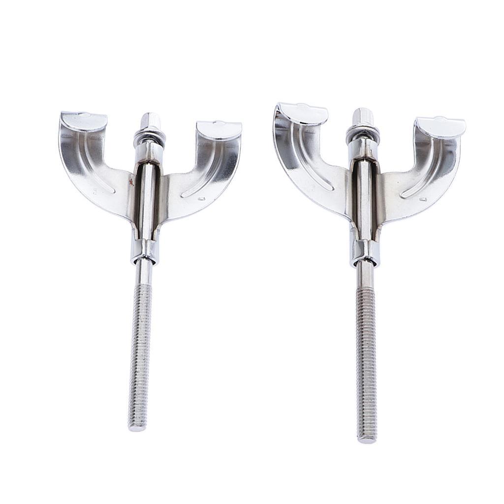 16x Durable Bass Drum Claws + Tension Rods for Drum Mount Repair Accessories