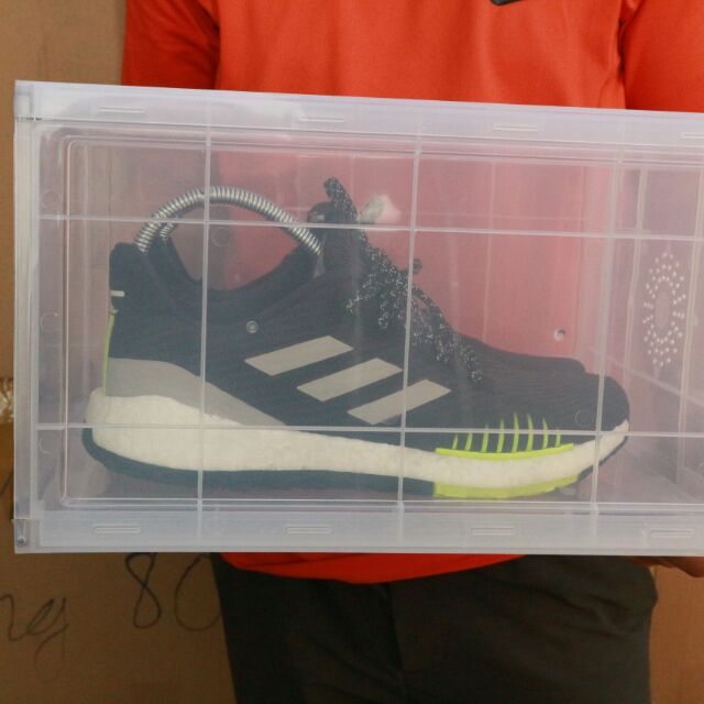 Combo 3 hộp đựng giày sneaker cửa mở nam châm , trọng lượng 1000gr, tháo lắp dễ dàng | tặng kèm gói hút ẩm