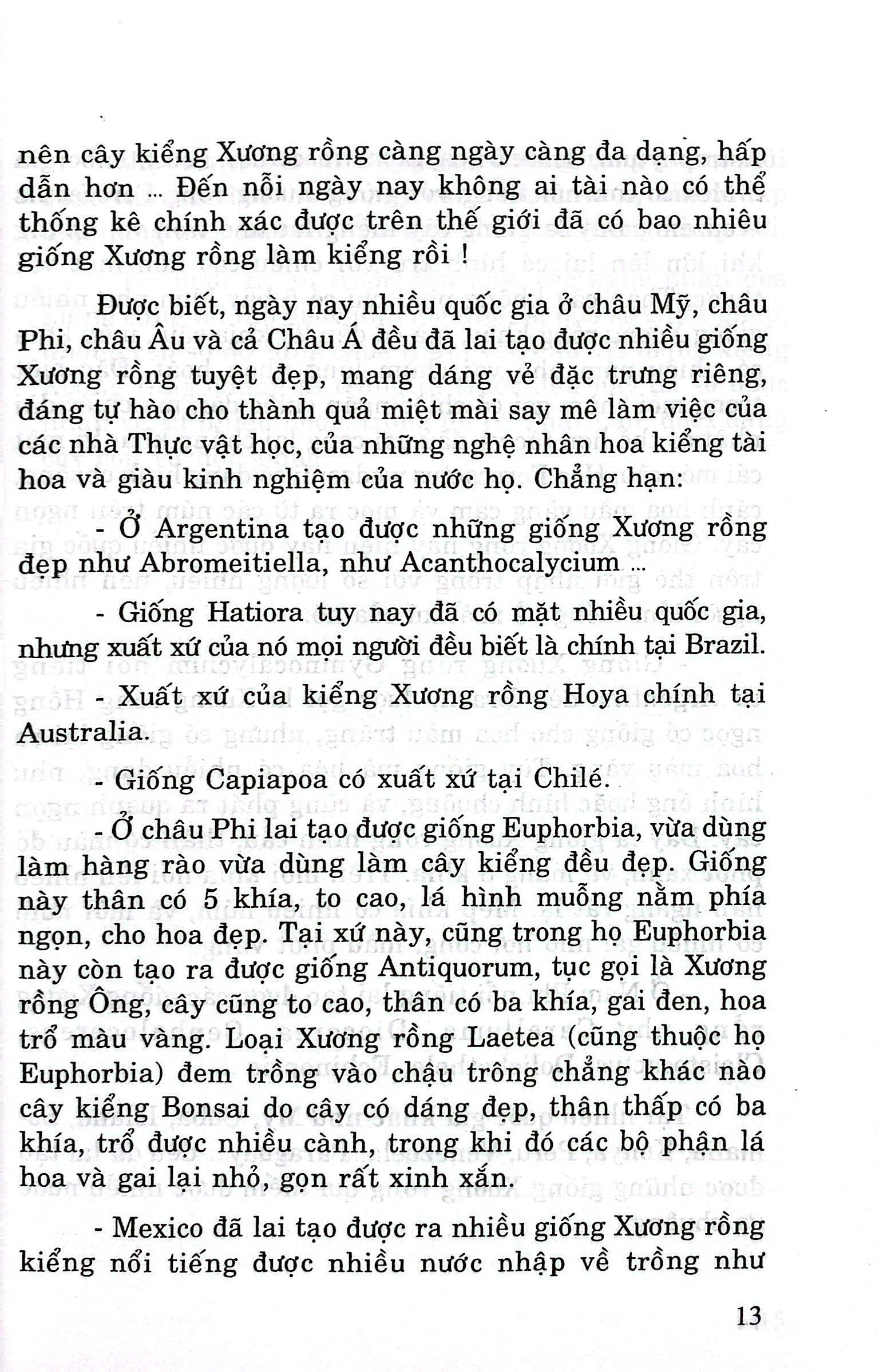 Sách - Kỹ Thuật Trồng Và Kinh Doanh Kiểng - Xương Rồng - Xương Rồng Bát Tiên - Sứ Thái Lan (Tái Bản 2025)