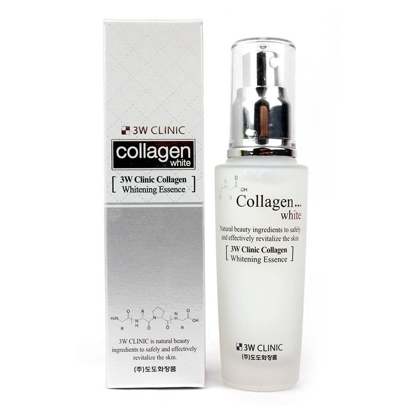 Tinh chất dưỡng trắng da bổ sung collagen 3W Clinic Collagen tặng 2 mặt nạ Jant Blanc