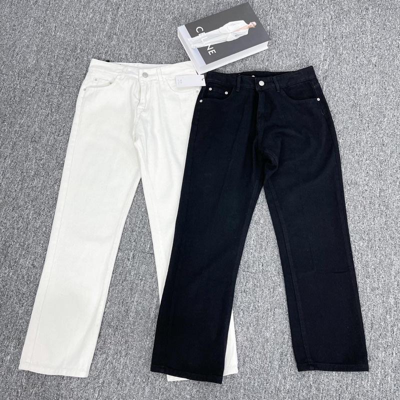 QUẦN JEANS NP193 TRƠN FORM BAGGY ỐNG SUÔNG DT01 DT02