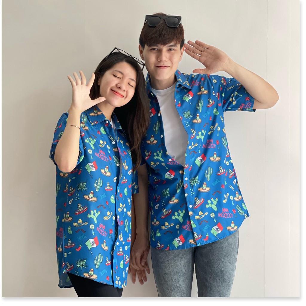 ÁO SƠ MI NAM FORM RỘNG HOẠ TIẾT HOA LÁ CỰC ĐẸP , TƯƠI TẮN THỜI TRANG NEMO36 STORE