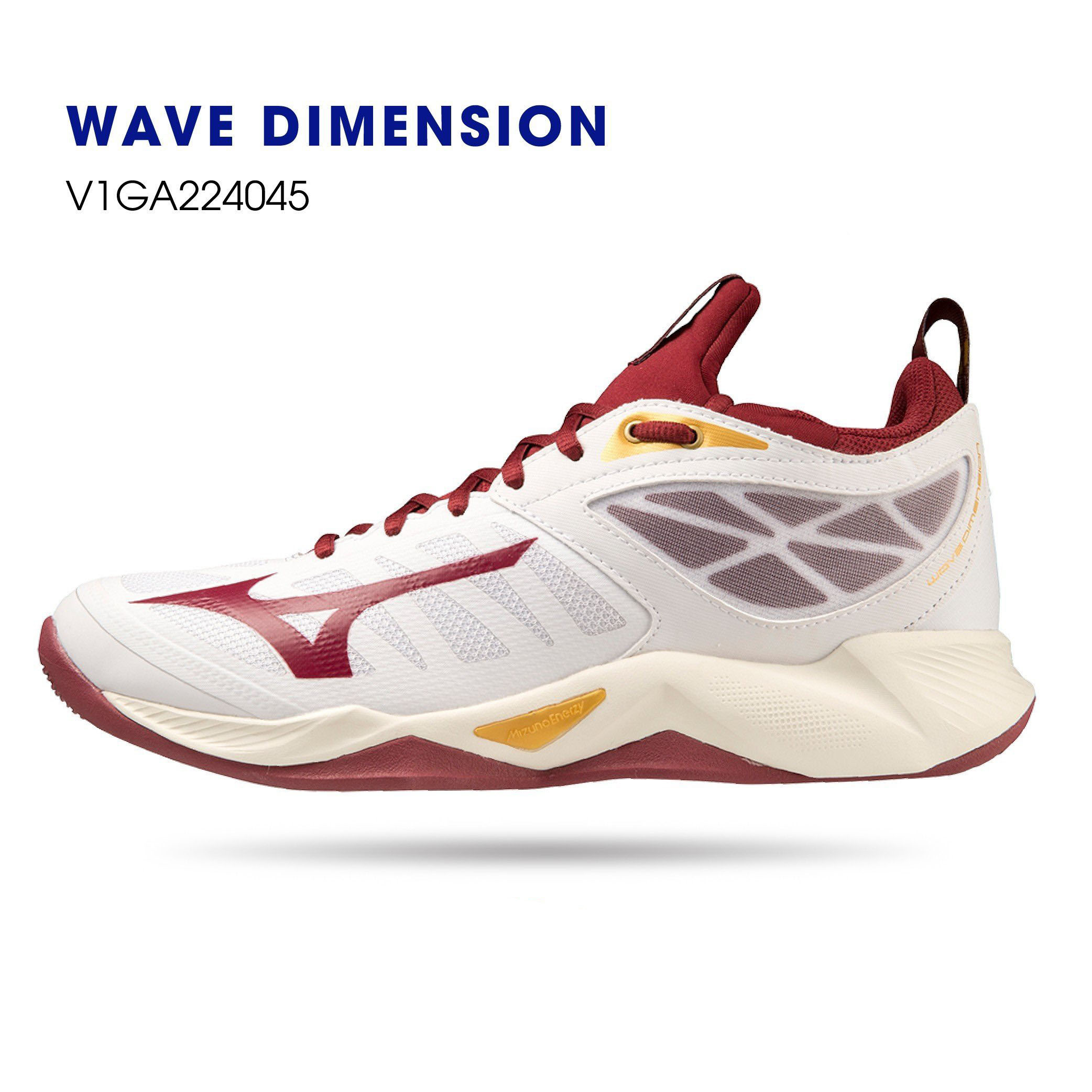 Giày bóng chuyền mizuno chính hãng WAVE DIMENSION có 2 màu - tặng tất thể thao bendu