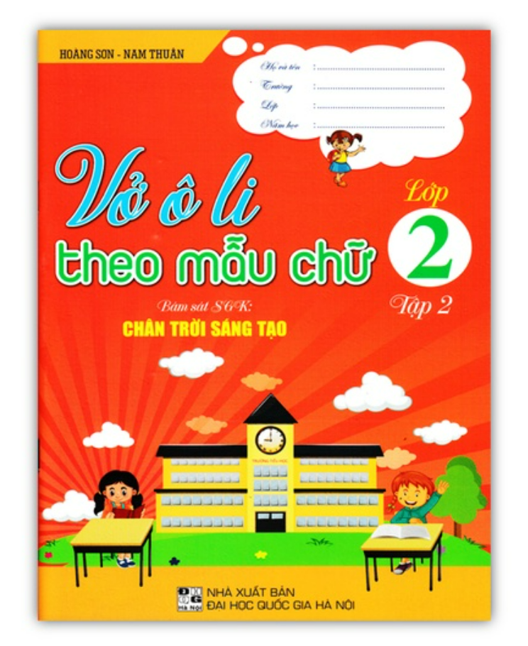 Sách - Vở Ô Li Theo Mẫu Chữ Lớp 2 - Tập 2