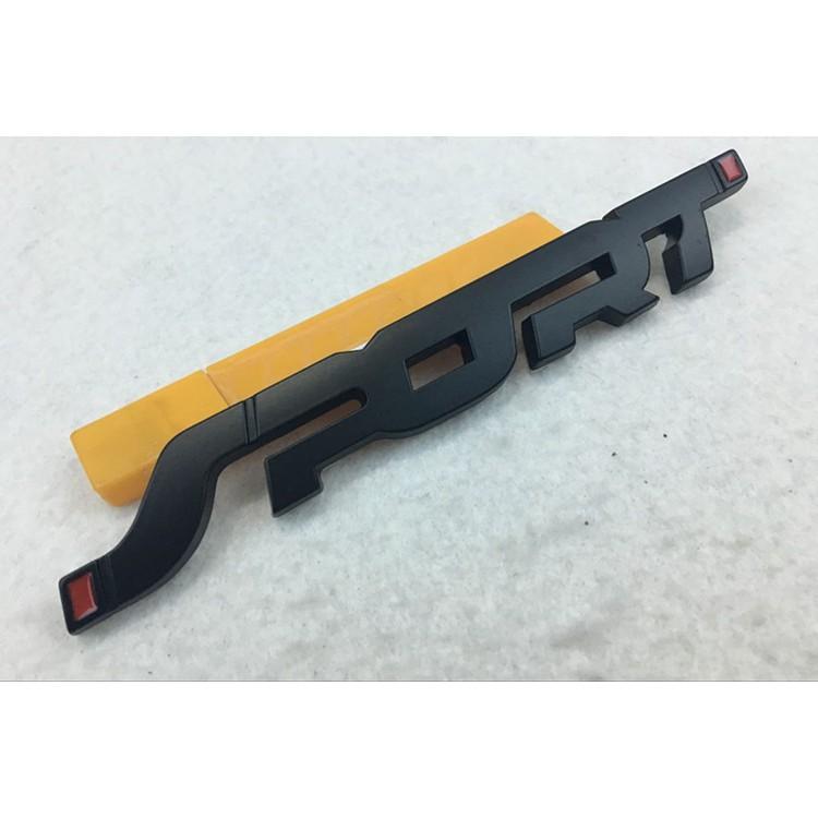 Decal Tem Chữ Sport 3D Kim Loại Dán Xe Ô Tô MS-31