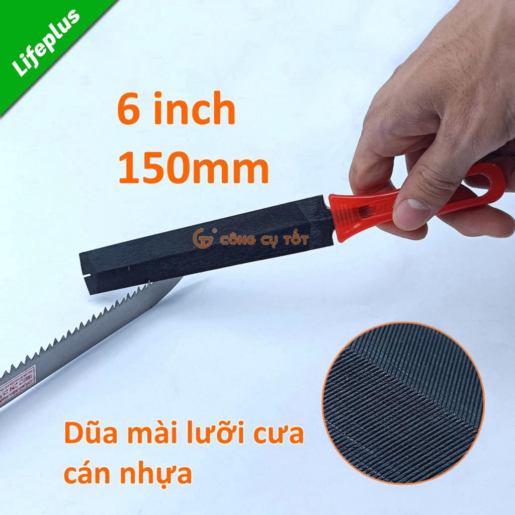 Dũa mài lưỡi cưa 6inch 150mm cán nhựa