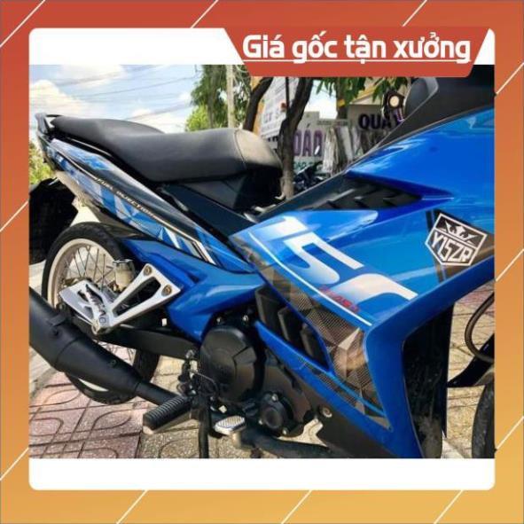 Tem rời ex 150 dán xe xanh đen như hình