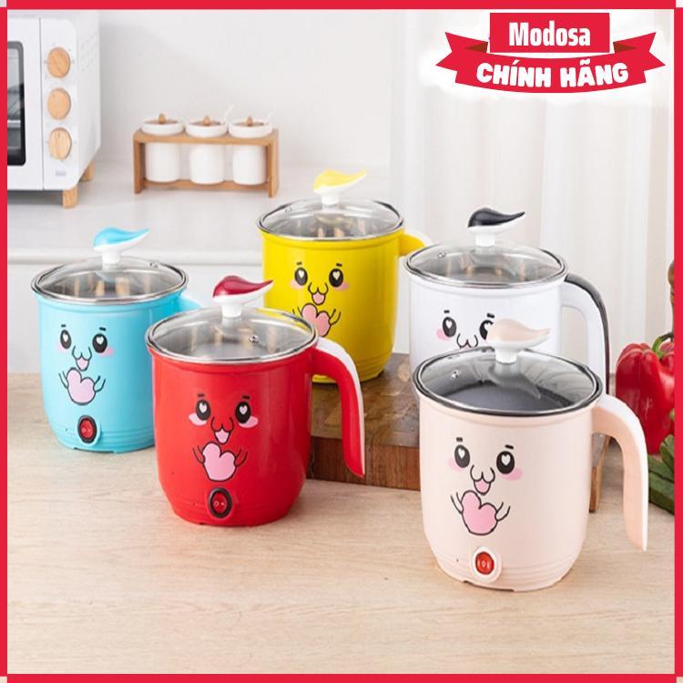 Ca Nấu Mì Có Lồng Hấp Modosa 1.8L. - 18 Cm - Giao Màu Ngẫu Nhiên - Hàng Chính Hãng