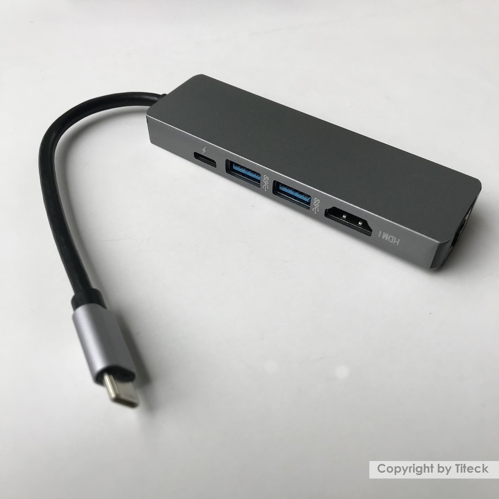 HUB Type C và HUB USB 3.0 - Cổng chuyển đổi HUB USB Type-C - USB 3.0 to HDMI, USB 3.0, SD, TF, RJ45, PD Type-C dành cho Macbook, SamSung Dex, HP, Acer, Asus - hàng chính hãng