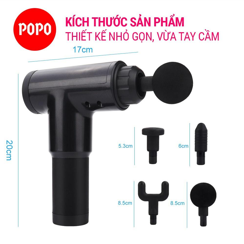 Máy Massage Cầm Tay Fascial Trị Liệu Toàn Thân Cải Thiện Sức Khỏe Người Dùng, 6 Mức Độ Điều Chỉnh Phù Hợp SPORTY FG003