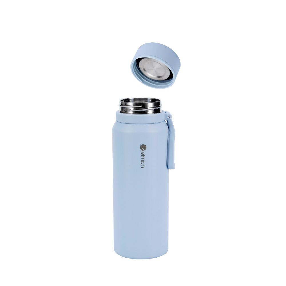 Bình Giữ Nhiệt Inox 304 Elmich EL8383 510ml EL8382 810ml, Hàng Chính Hãng,Quai Xách Tiện Lợi-JoyMall
