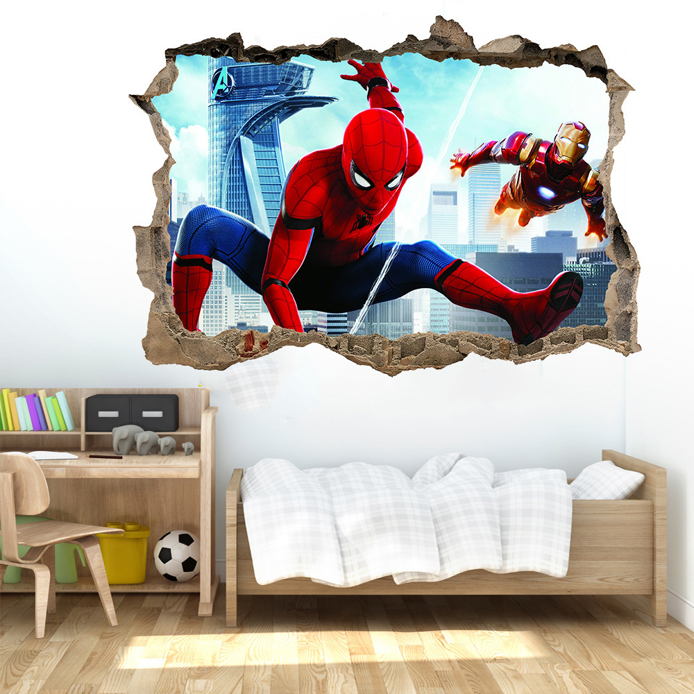 Decal Dán Tường Người Nhện Spider Man Siêu Anh Hùng Avengers mẫu 9