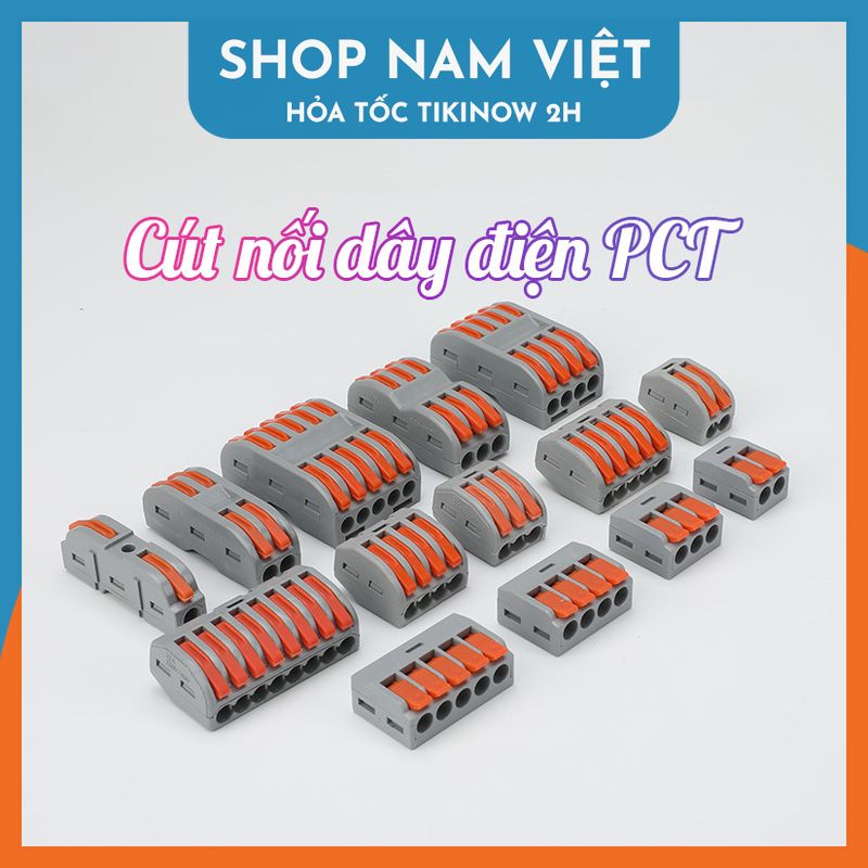 Set 5 Cút Nối Dây Điện KV774 / PCT, Kẹp Nối Dây Điện Nhanh