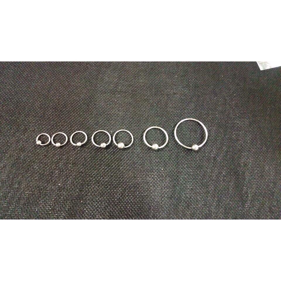 Khuyên vòng 1 bi - XUÂN SHOP