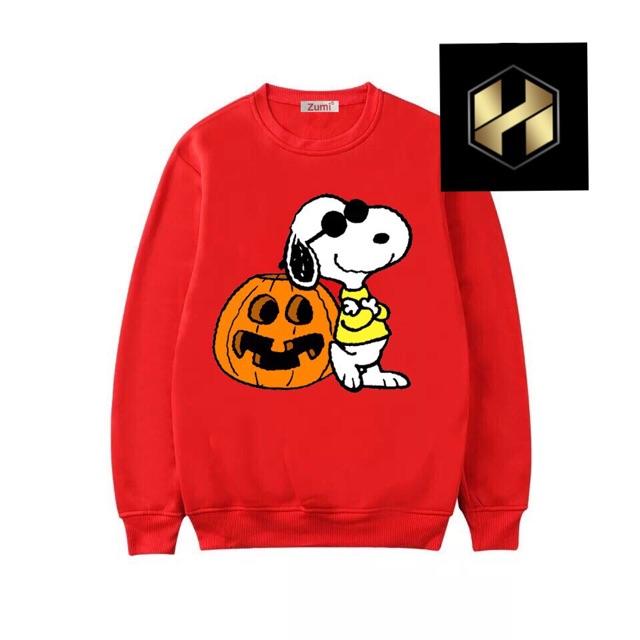 Áo sweater nam nữ halloween có bigsize nỉ bông dày mịn