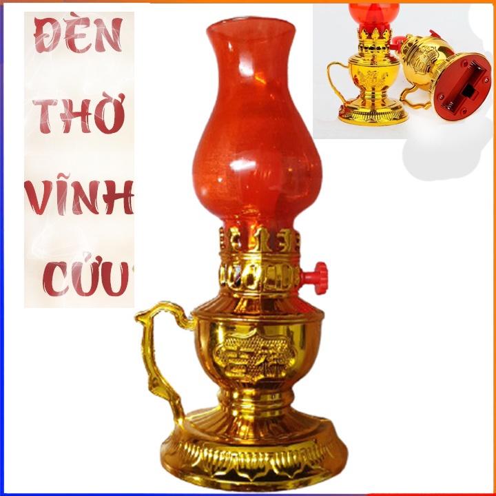 Đèn thờ cúng vĩnh cửu,sử dụng pin trang trí ban thờ