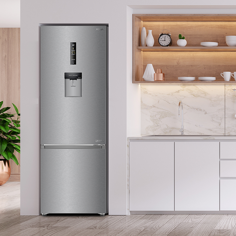 Tủ Lạnh Inverter Aqua AQR-IW378EB-SW - Hàng chính hãng