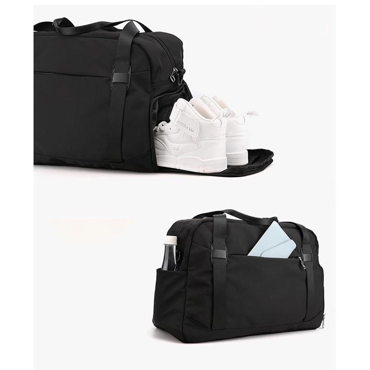 Túi xách du lịch chất liệu vải cao cấp chống thấm nước, có ngăn để giày riêng biệt, nhiều màu sắc