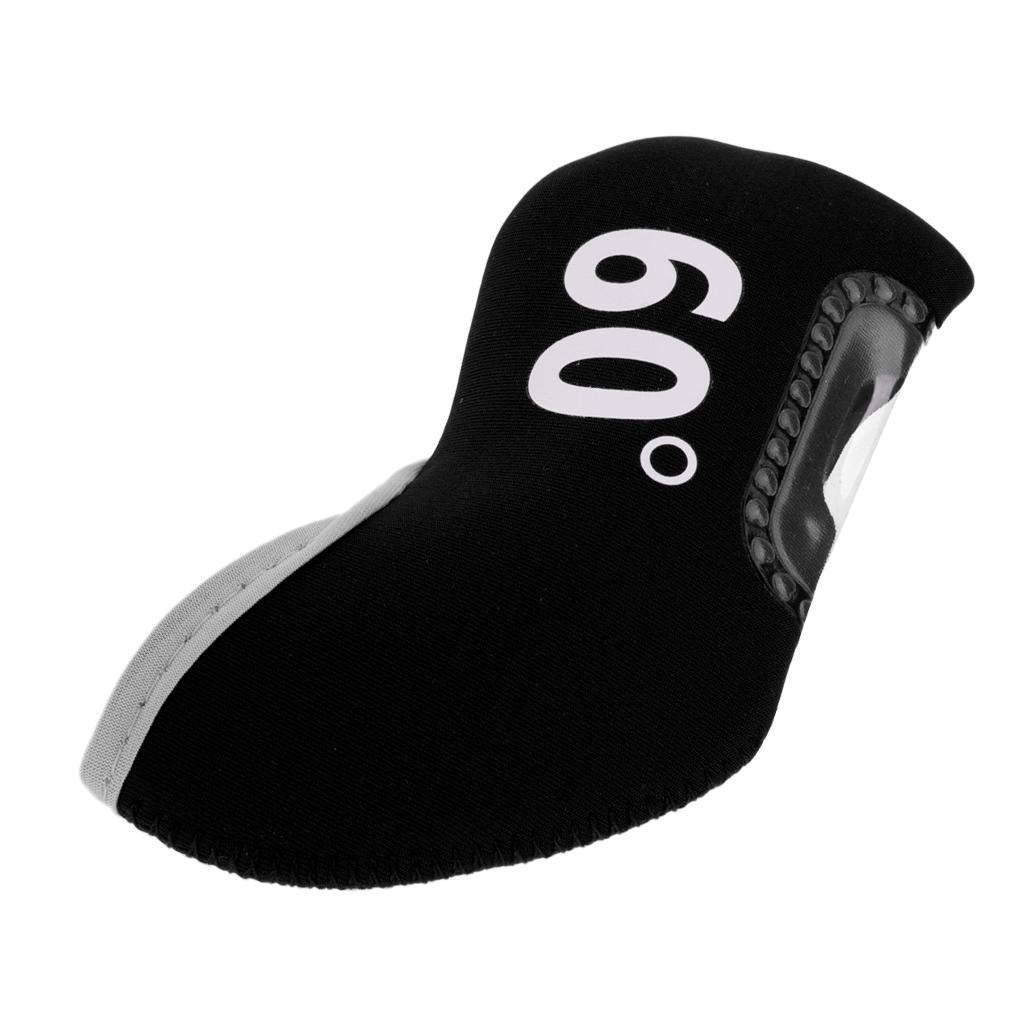 3-4pack Golf Club Iron Putter Headcover Head Cover Protector 60 Degree Black