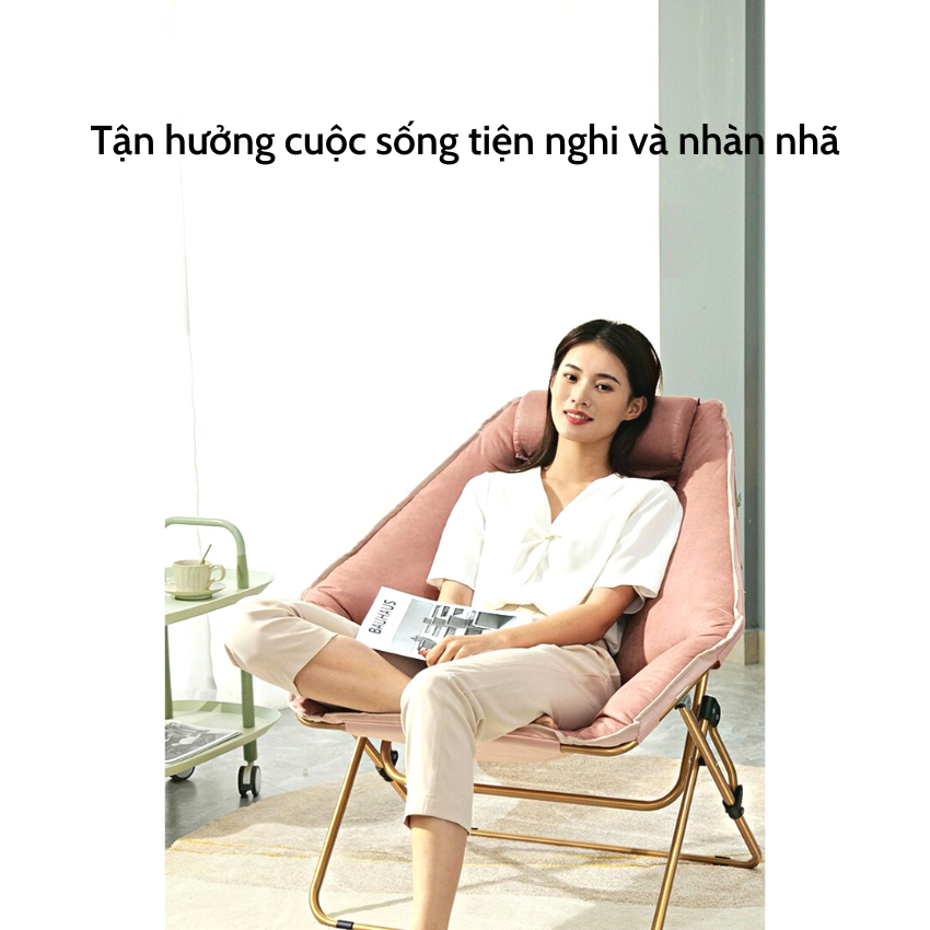 Ghế lười , thư giãn xếp gọn mẫu lục giác MEETMEE