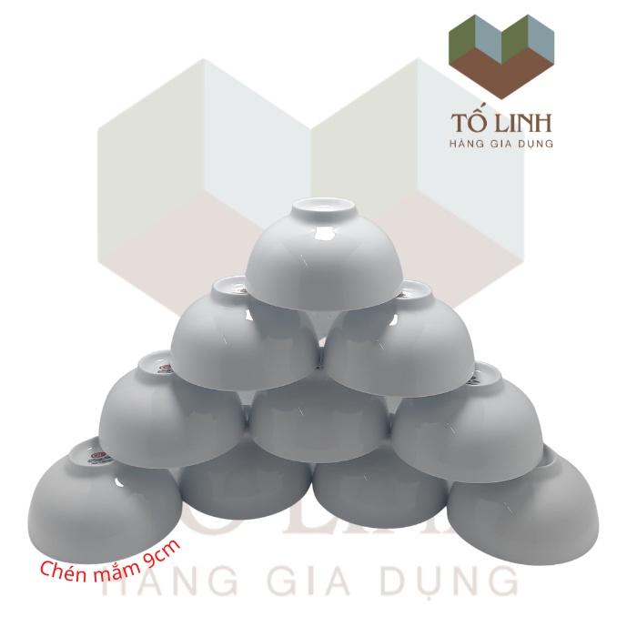 Combo 10 chén mắm sứ trắng,Set 10 Chén Mắm Sứ Trắng