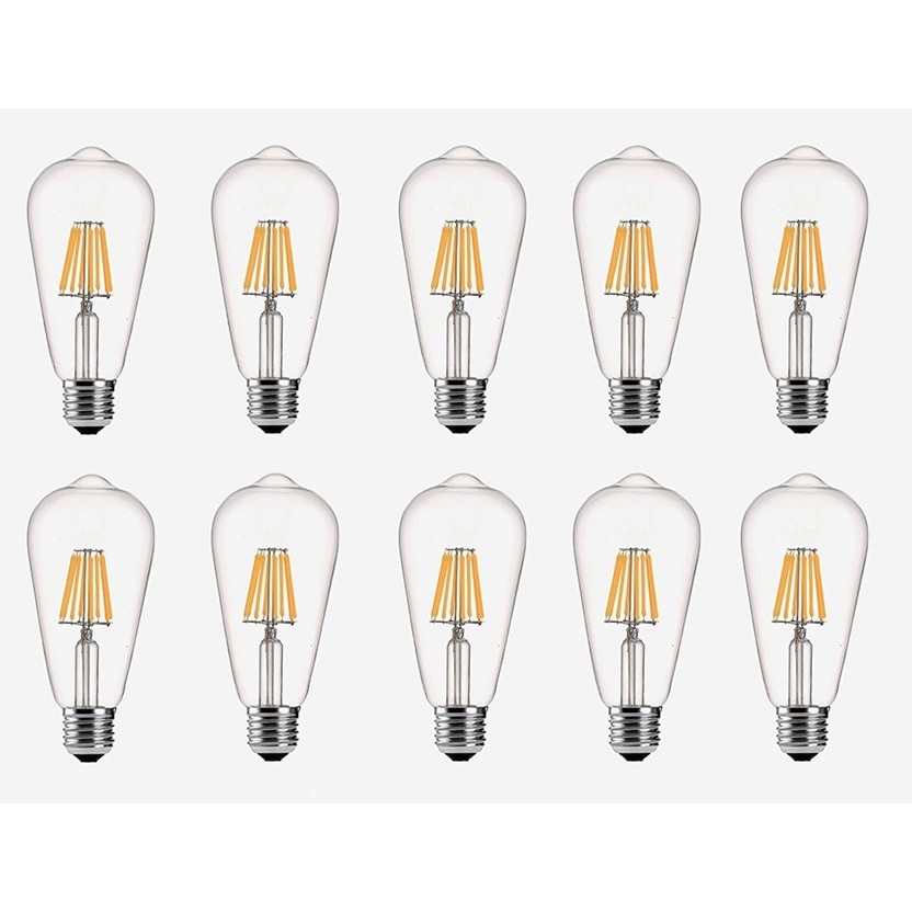 Bộ 10 bóng đèn Led ST64 6W đui E27.