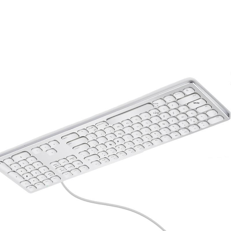 Bàn phím có dây hợp kim nhôm 3 vùng mới giá rẻ nhất trong năm phù hợp với tất cả các máy tính hệ thống Apple phím cấu trúc chữ X