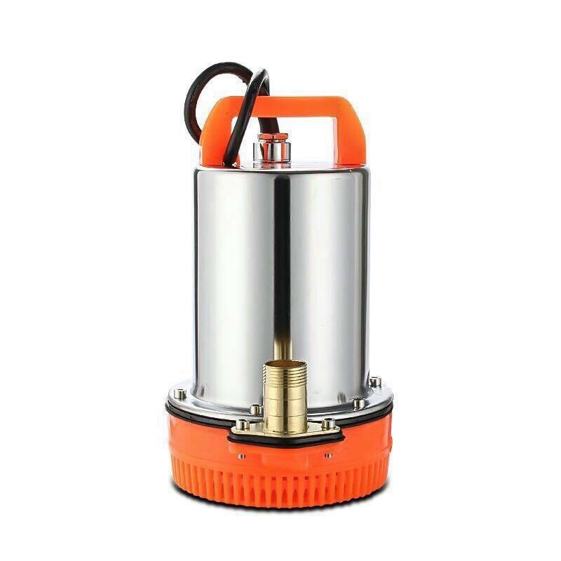 Bơm nước thả chìm 12V Inox  (100% lõi đồng), bơm tỏm