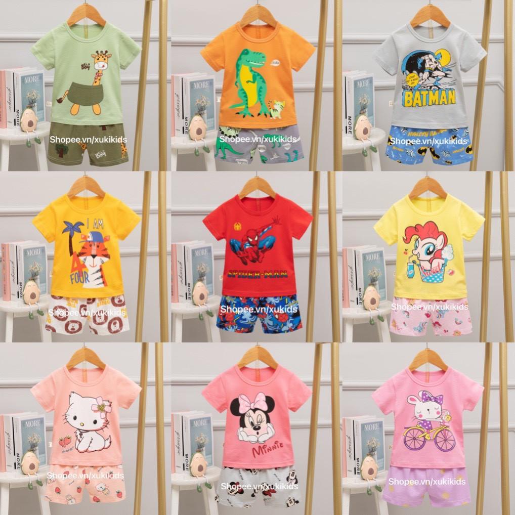 BỘ COTTON SỢI TRE XUẤT NHẬT CHO BÉ TRAI BÉ GÁI
