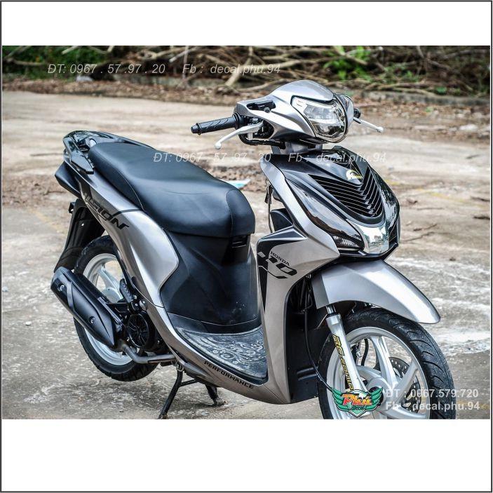 Tem Rời Vario Xám Chỉ đen