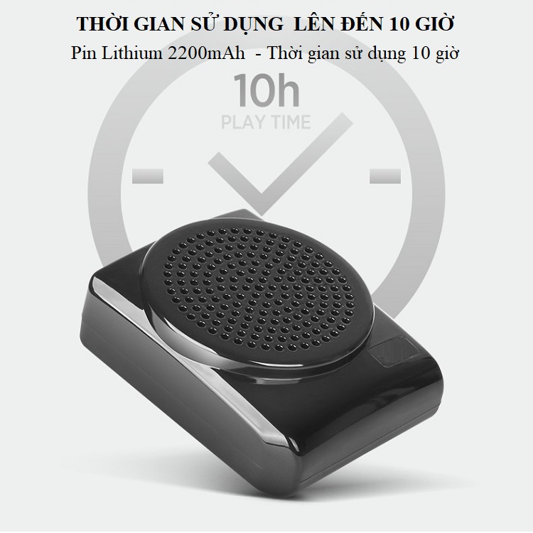 Loa Mic Trợ Giảng G01 (Áp dụng công nghệ LOW-THD chống hú cao, tiếng ồn thấp -thời gian sử dụng lên đến 10 giờ)