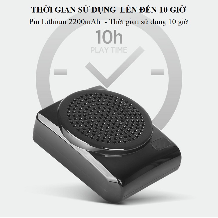 Máy Trợ Giảng Không Dây Huqu HQ01 - Gồm Mic và Loa Chuyên Dụng - Hàng Chính Hãng