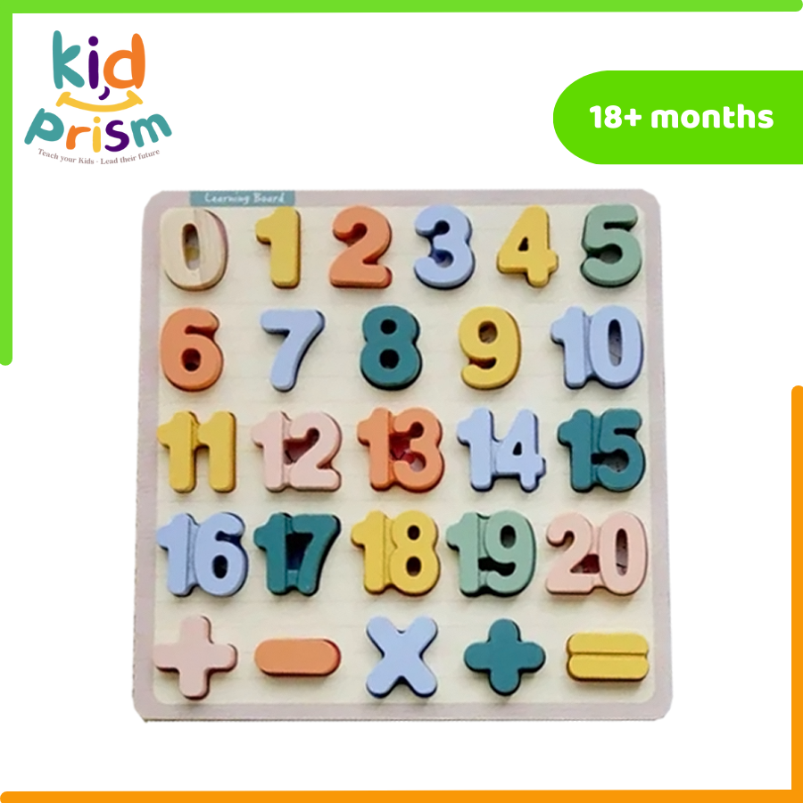Bộ chữ số bằng gỗ giúp bé làm quen với phép tính cơ bản hiệu quả (Đồ chơi giáo dục)