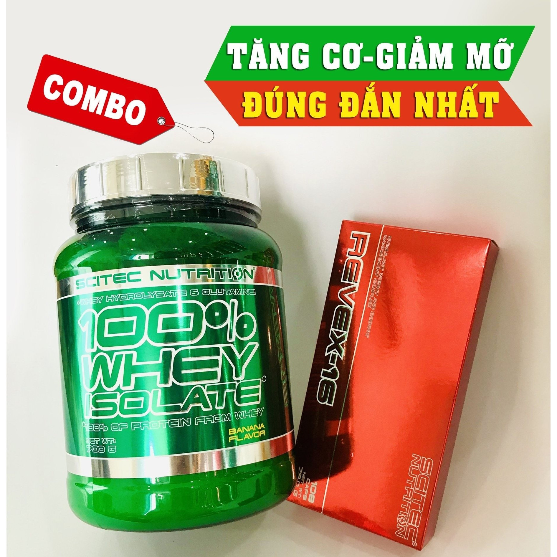 COMBO GIẢM CÂN AN TOÀN HIỆU QUẢ: WHEY ISOLATE VÀ REVEX-16