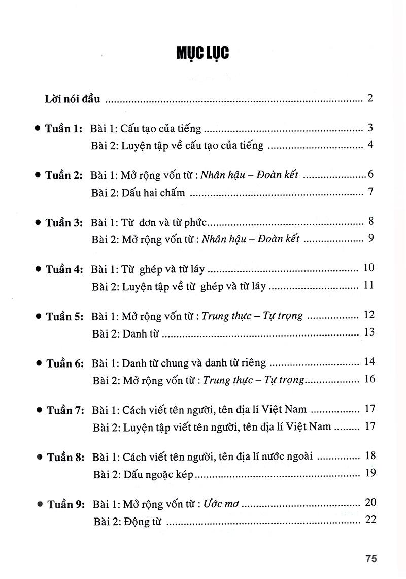 Luyện Từ Và Câu Lớp 4 (Tái Bản)